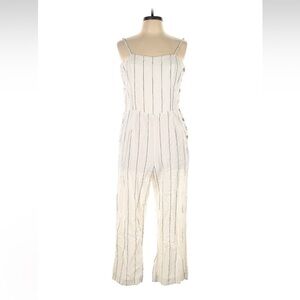 Heartloom Striped Jumpsuit size large